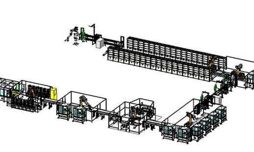 方形铝壳电池pack自动组装流水线的特点